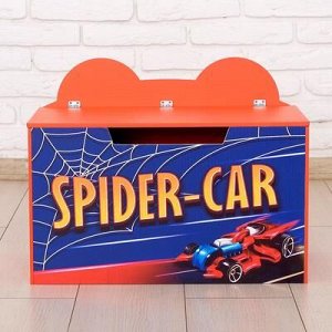 Контейнер-сундук с крышкой Spider car, цвет красный
