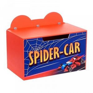 Контейнер-сундук с крышкой Spider car, цвет красный