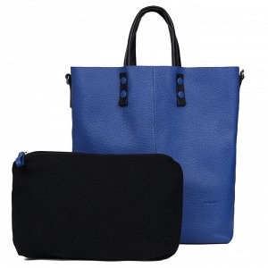 Большая кожаная сумка Palio 15975A-W3-886/018 blue/black
