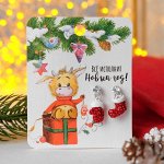 Серьги &quot;Новогодние&quot; варежка и валенок, цвет красно-белый в серебре