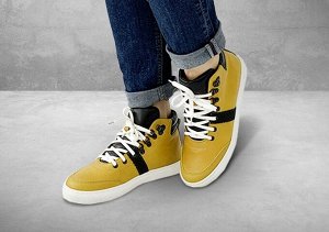 Ботинки женские Gorky Boots High6 желтый (капровелюр)