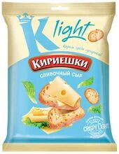 Сух.Кириешки Light хруст. 33гг Сливочный сыр