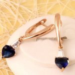 Серьги позолота  H01-7151