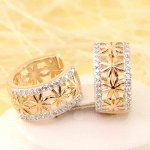 Серьги позолота  H01-7286