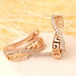 Серьги позолота  H01-7399