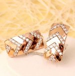 Серьги позолота  H01-7160