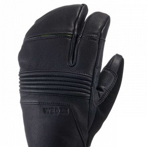 Перчатки лыжные для трассового катания для взрослых черные lobster 900 wedze