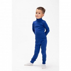 Комплект для мальчика термо (водолазка, кальсоны), цвет тёмно-синий, рост 104 см (30)