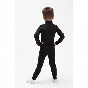 Комплект для мальчика термо (водолазка, кальсоны), цвет чёрный, рост, (40)