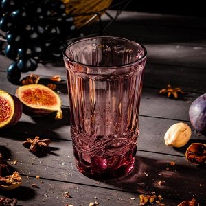 Набор стаканов Magistro «Ла-Манш», 350 мл, 6 шт, цвет розовый