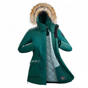 Парка зимняя водонепроницаемая походная женская SH500 ULTRA-WARM QUECHUA