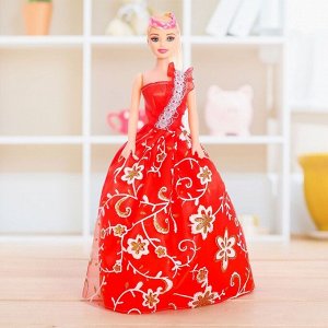 Кукла модель "Анита" в бальном платье, МИКС