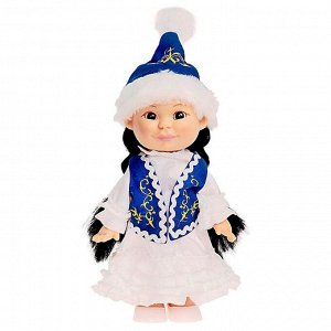 Кукла «Веснушка», в казахском костюме, девочка, 26 см