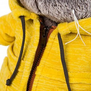 Мягкая игрушка «Басик», в жёлтой куртке B&Co, 19 см