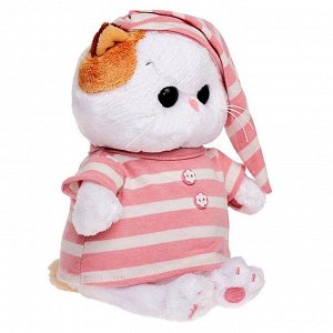Мягкая игрушка «Кошечка Ли-Ли BABY», в полосатой пижамке, 20 см