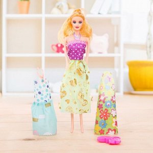 Кукла модель «Арина» с летними нарядами и аксессуарами, МИКС
