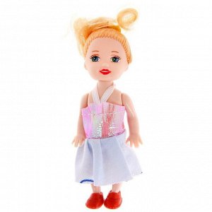 Кукла малышка в платье, МИКС
