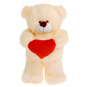 Мягкая игрушка «Медведь с сердцем», 30 см, цвет МИКС