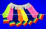 Носки женские с яркими полосочками