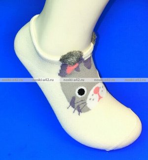 КУ носки укороченные женские "Ушки"