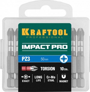 Биты KRAFTOOL Impact Pro