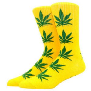 28531 Дизайнерские носки серии Что наша жизнь "Нирвана", р-р 36-43 (желтый, зеленый)