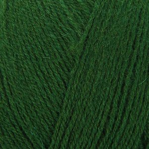 Пряжа "Lanagold 800" 49% шерсть, 51% акрил 800м/100гр (118 зеленая трава)