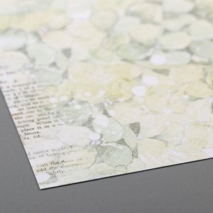 Набор бумаги для скрапбукинга (24 листов) "Мой сад" 15х15 см