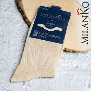 Мужские носки летние с выбитым рисунком (узор 3) milanko