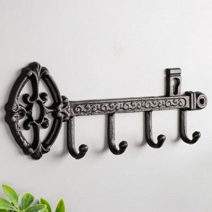 Крючки декоративные металл &quot;Ключ. Средневековье&quot; 13,8х36х3,5 см