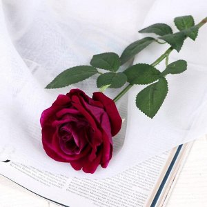 Цветы искусственные "Роза Ариозо" 9*70 см фиолетовый