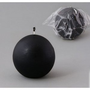 Свеча шар, 5.5 см, черный