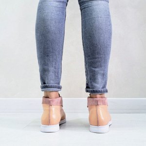 Кожаные ботинки NINO цвета персик
