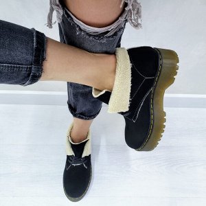 Черные замшевые ботинки NEW LookLike