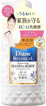 DIANE Botanical Hand&amp;Body EC-12 Protect Soap - средство для душа с лактобактериями