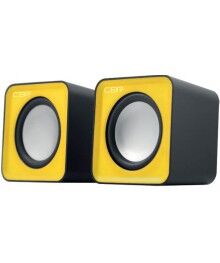 Колонки CBR CMS 90, Yellow, динамики 4,5 см., USB 2х3 Вт