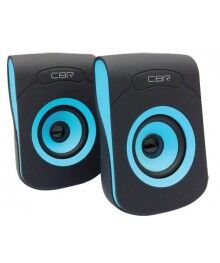 Колонки CBR CMS 366, Blue. 2х3 Вт, USB 2.0, покрытие софт-тач