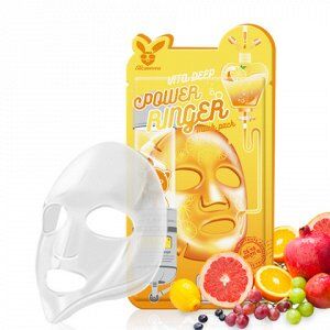 Витаминизированная тканевая маска для повышения упругости лица Elizavecca Vita Deep Power Ringer Mask Pack