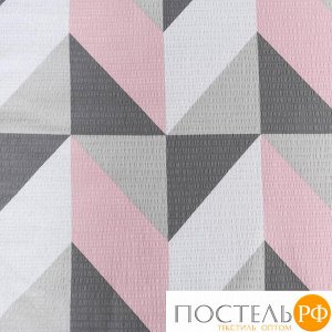 Постельное бельё «Этель» 2 сп Pink illusion 175*215 см, 200*220 см, 70*70 см - 2 шт