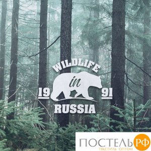 Постельное бельё «Этель» 1.5 сп Wildlife 143*215 см, 150*214 см, 70*70 см - 2 шт