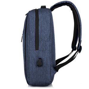 Рюкзак с USB портом. 7756/9252B blue