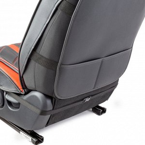 Каркасные 3D накидки на передние сиденья &quot;Car Performance&quot;, 2 шт., экокожа