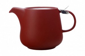 Чайник Оттенки бордовый, 0,6 л