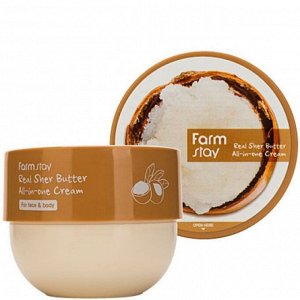 KR/ FarmStay Крем для лица и тела Face&Body Real Shea Butter All-in-one Cream, 300мл