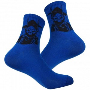24823 Дизайнерские носки серии Что наша жизнь…"Смерть в заключении", р-р 36-43 (синий), 2690000024823