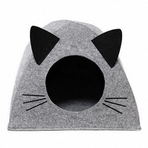 Eva Домик для животных &quot;Палатка УШАСТАЯ&quot;, войлок, 38х28х38см