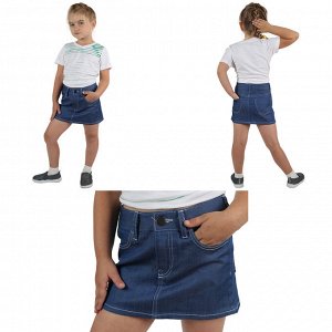 Детская джинсовая юбочка – новая коллекция 2020 «Моднявочка» №560