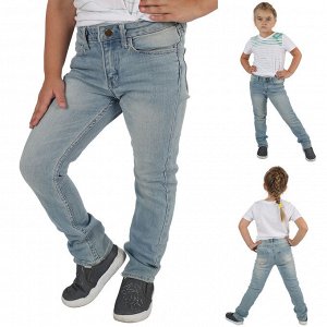 Стильные детские джинсы для девочек – нежная расцветка, комфортная посадка №606