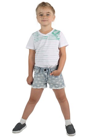 Джинсовые детские шортики Denim – звездная модель для модных девчонок №519