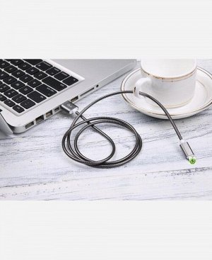 USB кабель для iPhone 5 и выше плетеный 2А, 1 метр 9046308